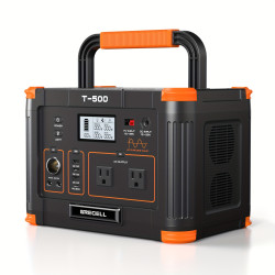 Portable Power Station 500W, 519Wh/140400mAh Solar Generator Backup Lithium Battery Pack Power Supply With 2 AC Outlets, PD 60W USB-C Power Bank For Outdoor RV Camping Home Outage Emergency Portable Power Station 500W, 519Wh/140400mAh Solar Generator Backup Lithium Battery Pack Power Supply With 2 AC Outlets, PD 60W USB-C Power Bank For Outdoor RV Camping Home Outage Emergency