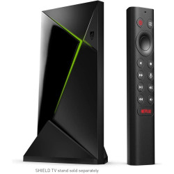 NVIDIA SHIELD Android TV Pro | 4K HDR Streaming Media Player, High Performance, Dolby Vision, 3GB RAM, 2x USB, Works with Alexa NVIDIA SHIELD Android TV Pro | 4K HDR Streaming Media Player, High Performance, Dolby Vision, 3GB RAM, 2x USB, Works with Alexa