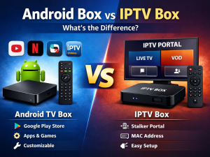 What is the difference between IPTV Box vs Android Box