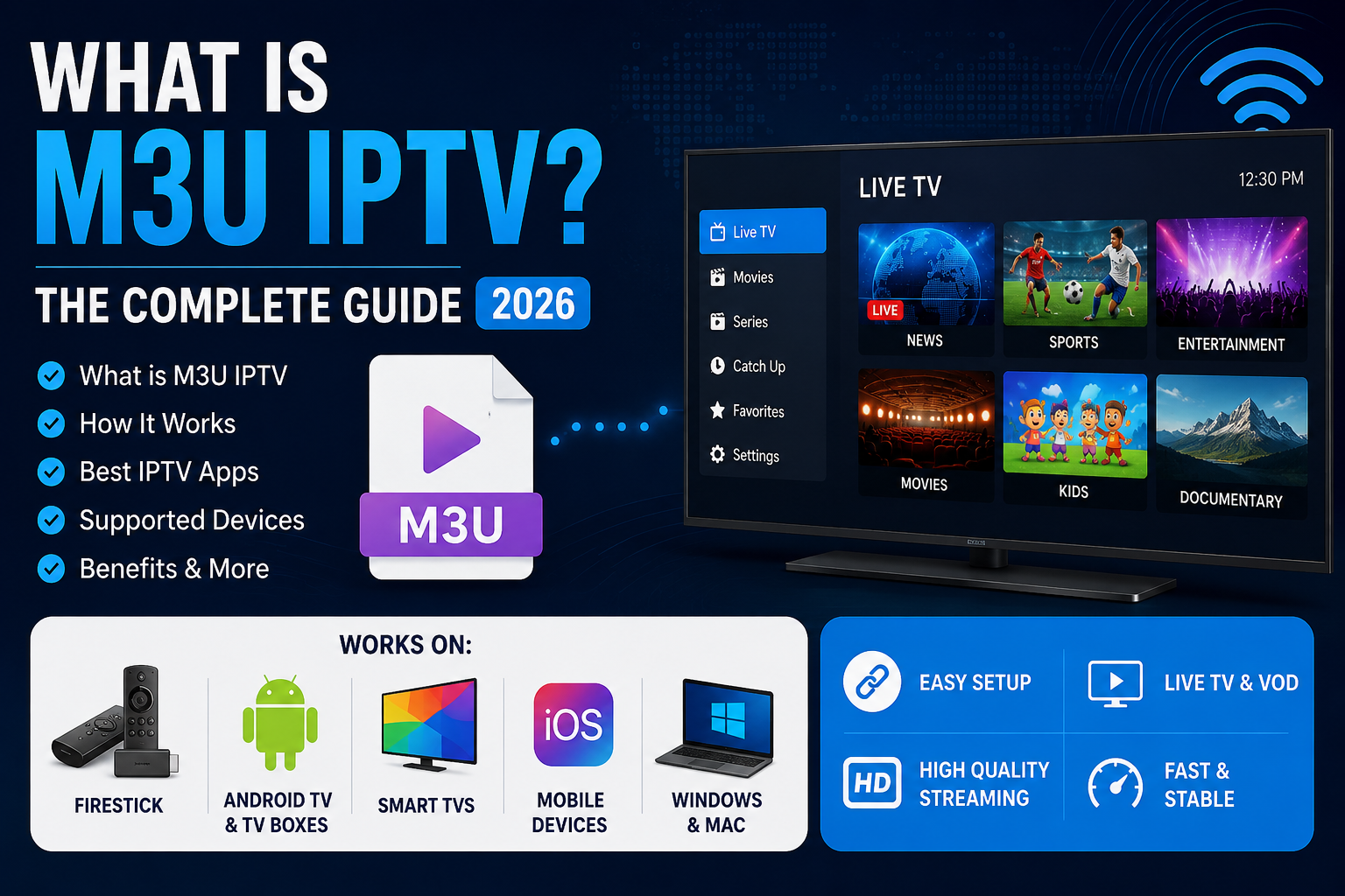 M3U IPTV - Complete Guide and Info