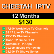 Cheetah IPTV 12 Months Cheetah IPTV 12 Months