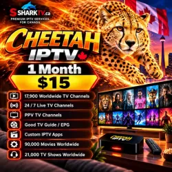 Cheetah IPTV - 1 Month Subscription Cheetah IPTV - 1 Month Subscription