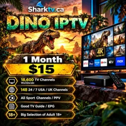 Dino IPTV - 1 Month Subscription Dino IPTV - 1 Month Subscription