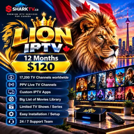 Lion IPTV 12 Month Subscription – Xtream Code Api - M3U Lion IPTV 12 Month Subscription – Xtream Code Api - M3U