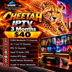 Cheetah IPTV - 3 Months Subscription Cheetah IPTV - 3 Months Subscription