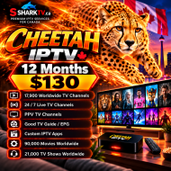 Cheetah IPTV - 12 Months Subscription Cheetah IPTV - 12 Months Subscription