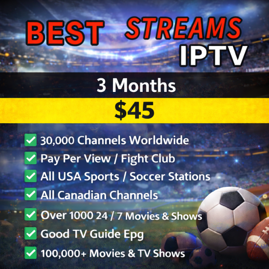 Best Streams IPTV 3-Month Plan Best Streams IPTV 3-Month Plan