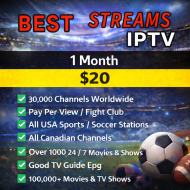 Best Streams IPTV – 1 Month Multi-Connection IPTV Subscription Best Streams IPTV – 1 Month Multi-Connection IPTV Subscription