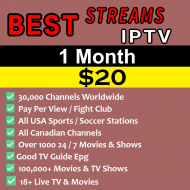 Best Streams IPTV – 1 Month Multi-Connection IPTV Subscription