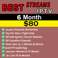 Best Streams IPTV – 6 Month Subscription (2–5 IPTV Connections under one username)