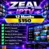 Zeal IPTV - 12 Months Subscription