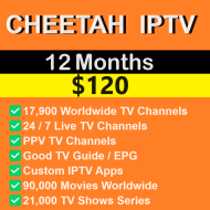 Cheetah IPTV 12 Months Cheetah IPTV 12 Months