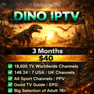 Dino IPTV - 3 Months Package Dino IPTV - 3 Months Package