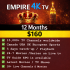 Empire 4K IPTV - 12 Months