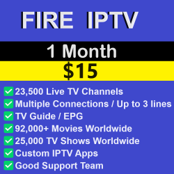 Fire IPTV 1 Month Fire IPTV 1 Month