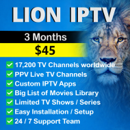 Lion IPTV 3 Month Subscription – Live TV, Sports & Movies Lion IPTV 3 Month Subscription – Live TV, Sports & Movies