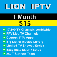 Lion IPTV 1 Month Lion IPTV 1 Month