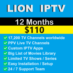 Lion IPTV 12 Months