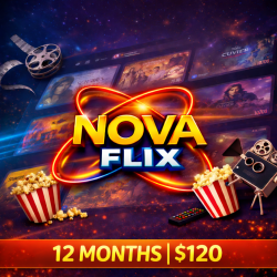 Nova Flix - 12 Month Subscription Nova Flix - 12 Month Subscription