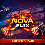 Nova Flix - 3 Months Subscription Nova Flix - 3 Months Subscription