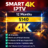 Smart 4K IPTV 12 Months