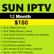 Sun IPTV 12 Months Sun IPTV 12 Months