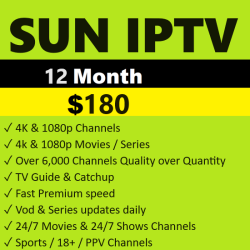 Sun IPTV 12 Months