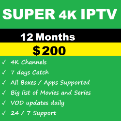 Super 4K IPTV 12 Months Super 4K IPTV 12 Months