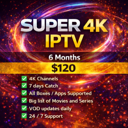Super 4K IPTV 6 Months Super 4K IPTV 6 Months